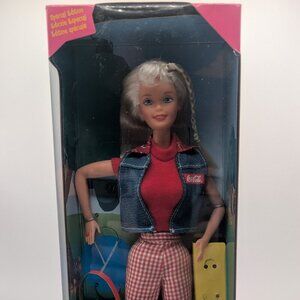 Vintage Barbie Doll with Accessories Coca Cola Picnic 19626 Mattel 1997